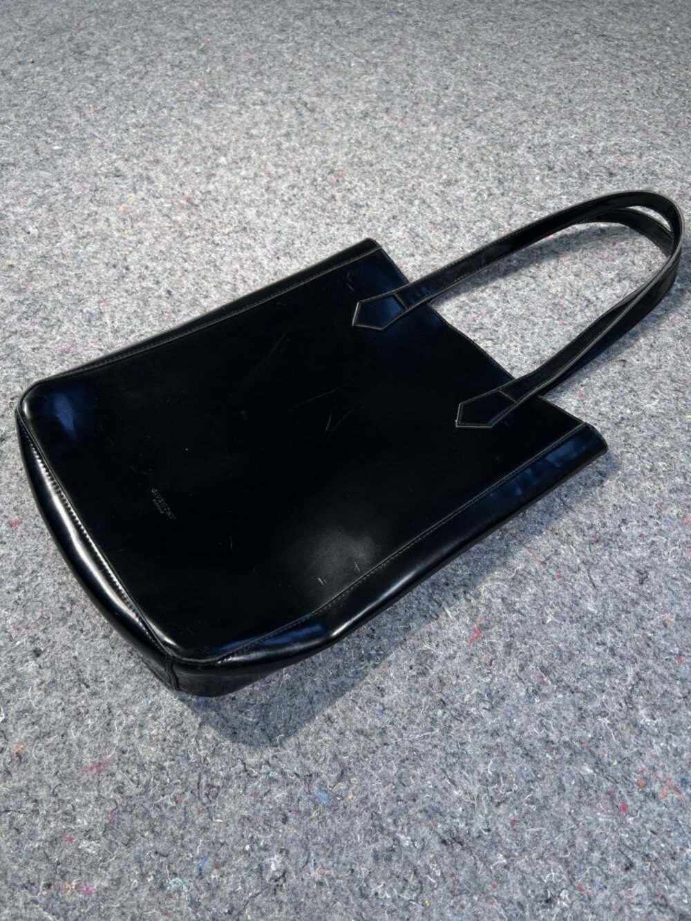 Givenchy Leather Tote Bag Black Classic Chic Everyday Style - Picture 5 of 11